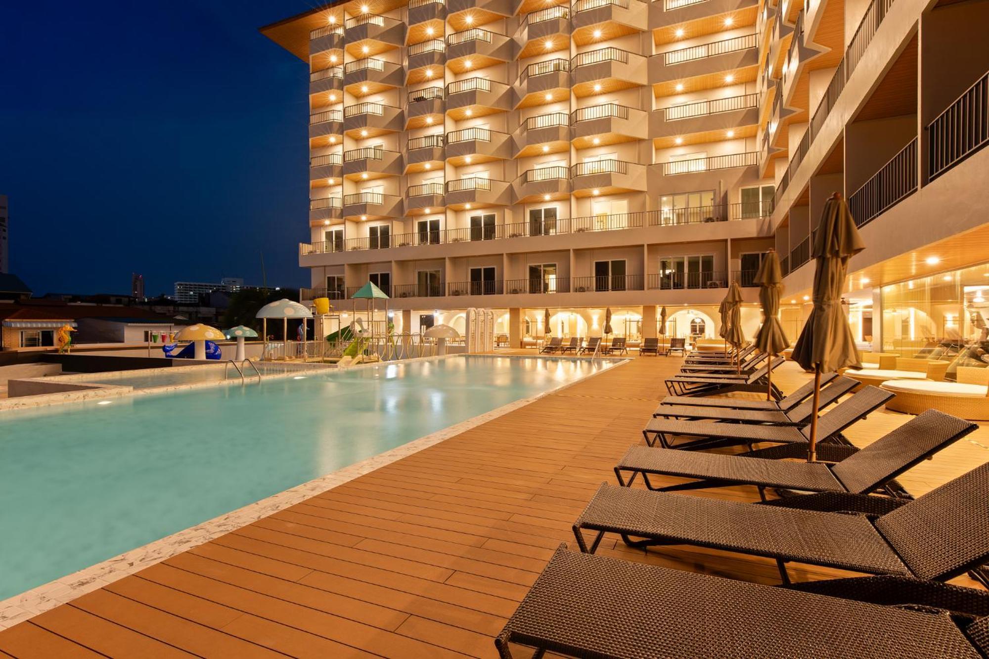 Jomtien Thani Hotel Praia de Jomtien Exterior foto